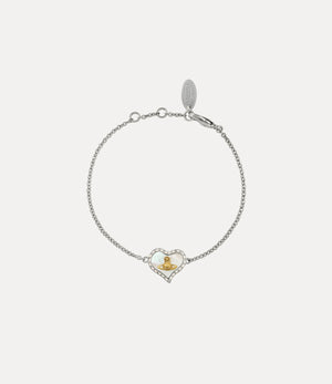 Petra Bracelet - Platinum / Gold / White Pearl Tint MOP / White Opal