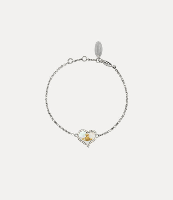 Petra Bracelet - Platinum / Gold / White Pearl Tint MOP / White Opal