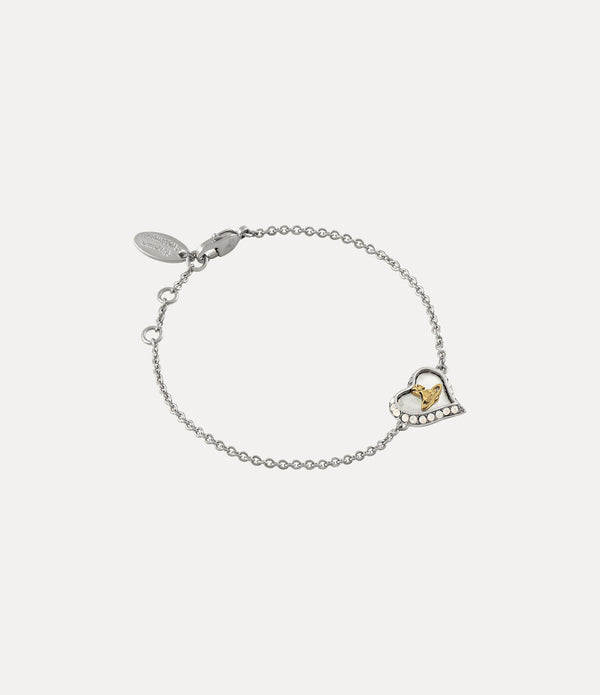 Petra Bracelet - Platinum / Gold / White Pearl Tint MOP / White Opal