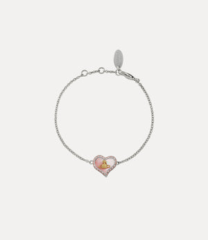 Petra Bracelet - Platinum / Gold / Coral