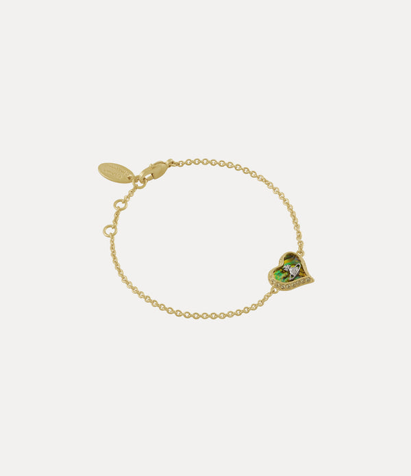Petra Bracelet - Gold / Platinum / Peridot MOP / Jonquil Crystal