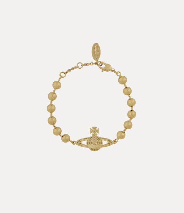 Thames Mini Bas Relief Bracelet - Gold / Light Colorado Topaz Crystal