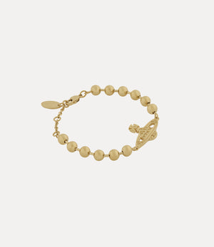 Thames Mini Bas Relief Bracelet - Gold / Light Colorado Topaz Crystal