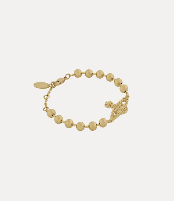 Thames Mini Bas Relief Bracelet - Gold / Light Colorado Topaz Crystal