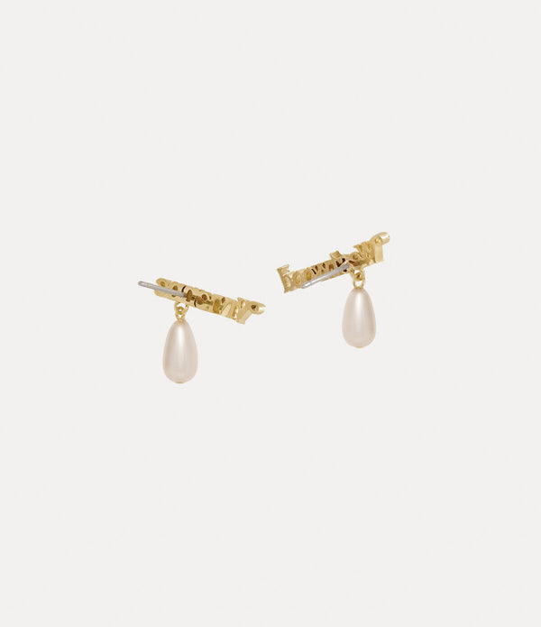 Amelia Earrings - Gold / Cream Pearl