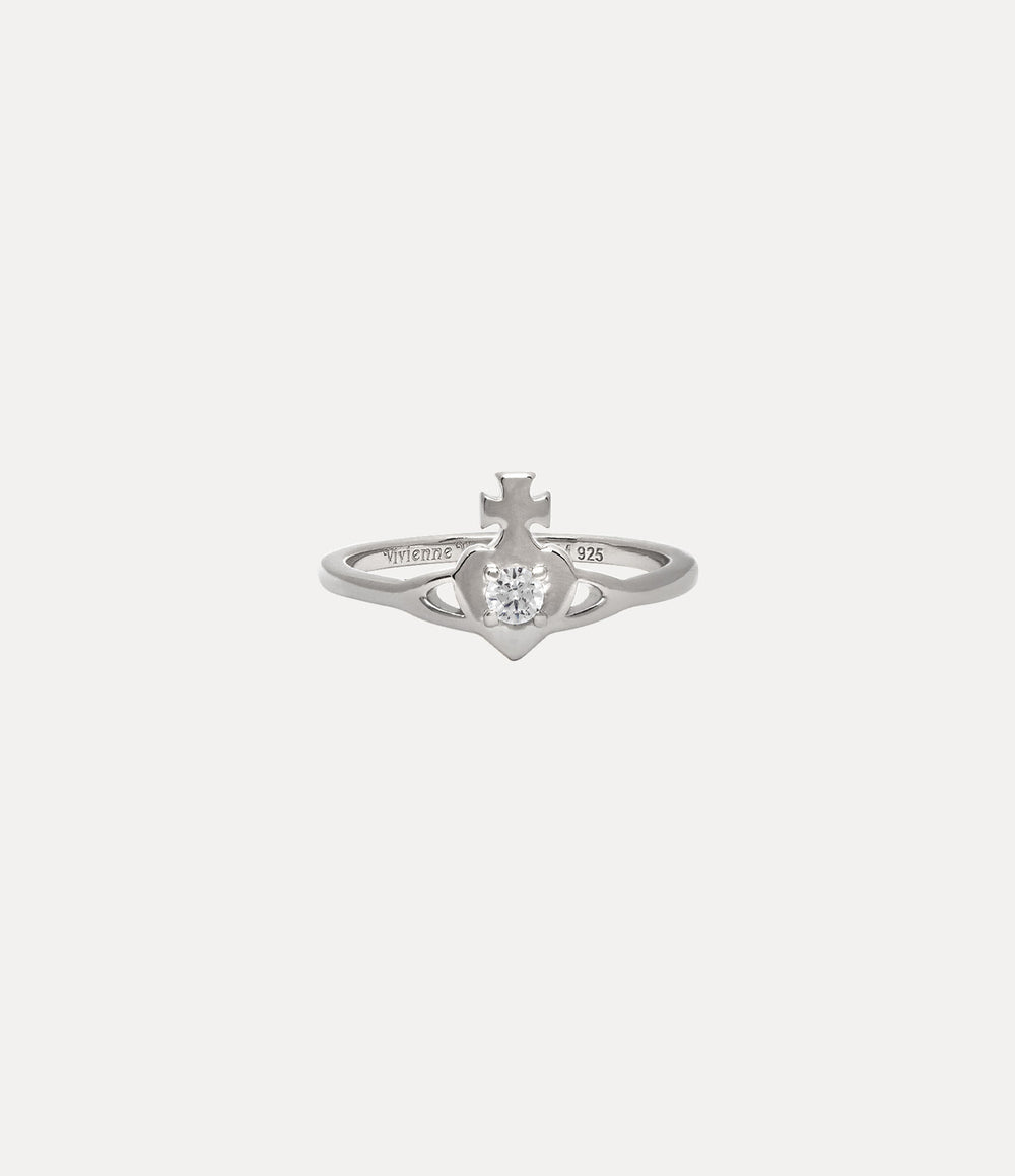 Noella Ring - Platinum / White CZ