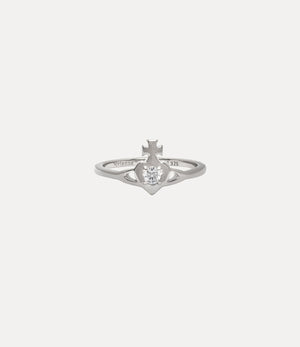 Noella Ring - Platinum / White CZ
