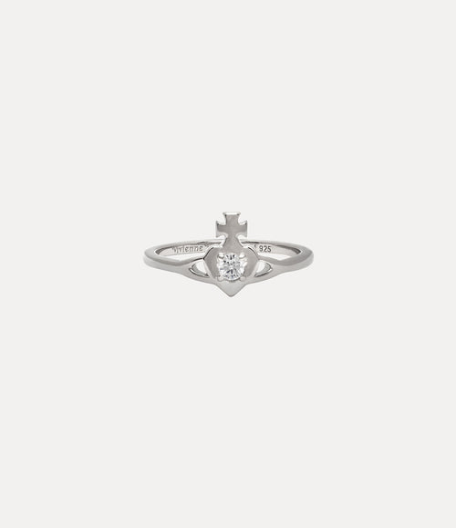Noella Ring - Platinum / White CZ